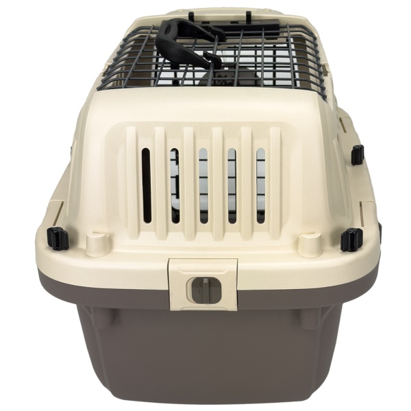 Переноска Superior Range 51х33х33 см для кошек и собак Pet Choice с креплением к ремню безопасности автомобиля и металлической верхней решеткой​