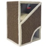 Когтеточка-домик Pet Choice, 40х35х60 см, коричневый, с подушкой