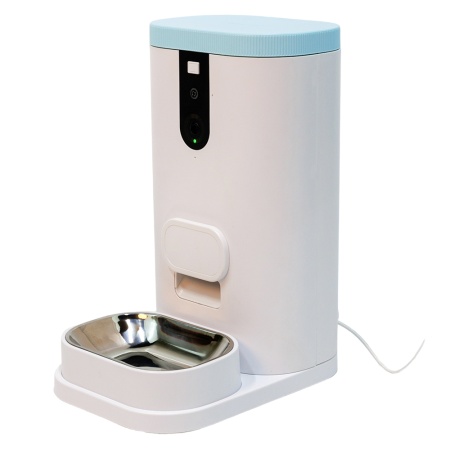 Автокормушка для собак и кошек Pawgether F1S 3,5 л с видеокамерой и голосовой связью, датчиком движения и управлением через смартфон (iOS, Android)