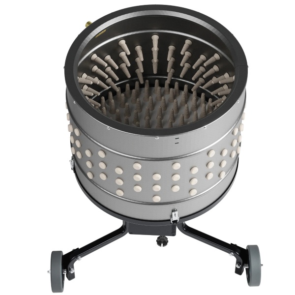 Перосъёмная машина HobbyFarm EU PRO Birds для перепелов с подводом воды, 50 см