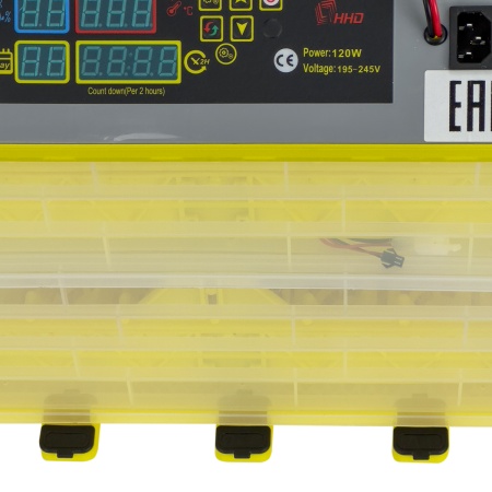 Инкубатор HHD 112 автоматический для яиц на 220В/12В от сети и аккумулятора на 112 яиц