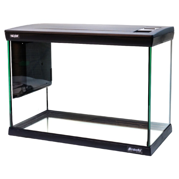 Аквариум Newa Mirabello MIR 70D Daylight LEDS, 70 л, с фильтром, нагревателем и освещением рассвет-закат, серый NEW VERSION