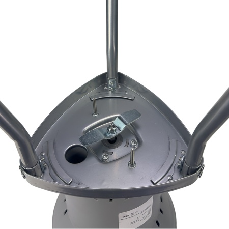 Зернодробилка HobbyFarm EM-50WL, на ножках для измельчения зерна электрическая с функцией мельницы / в комплекте 4 сита