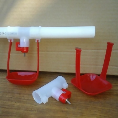 Поилка ниппельная с каплеуловителем на трубу 3/4'', 10 шт.