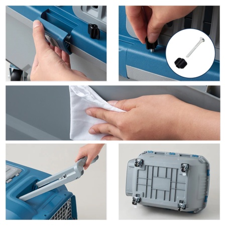 Переноска Superior Range 82x60x58 см, для кошек и собак Pet Choice с колесами и выдвижной ручкой