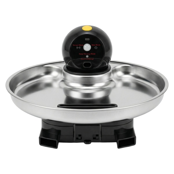 Автопоилка фонтан Petzengo PHW3 2.5 л, с датчиком движения, сталь, для кошек и собак