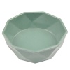 Миска для собак и кошек бамбуковая, 14.4x14.4x5.4 см, 500 мл, зеленый