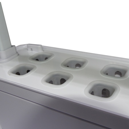 Гидропонная установка HobbyFarm Mini DQ6200-LB-6, домашний умный смарт сад, 6 ячеек, с фитолампой