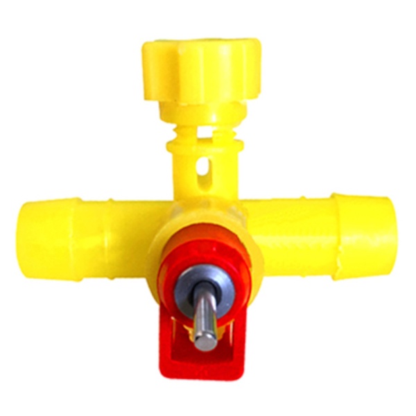 Поилка ниппельная 360˚ на шланг для кур, бройлеров, цыплят, перепелов