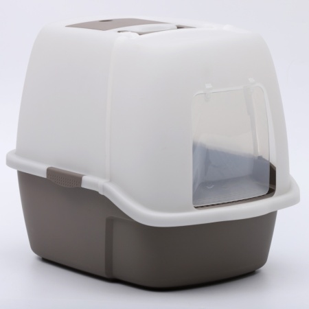 Туалет-домик для кошек Solitude Range 51х38х43 см, темно-серый