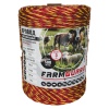 Провод для электропастуха FarmGuard красный с желтым 3 мм / 500 м / 3x0,2 мм