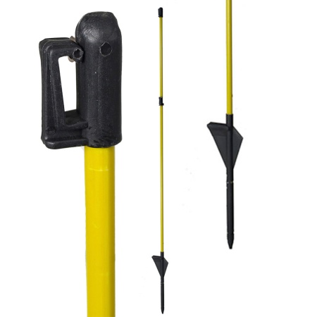 Столбик стекловолоконный Shockteq 140 см для электроизгороди, 10 шт.