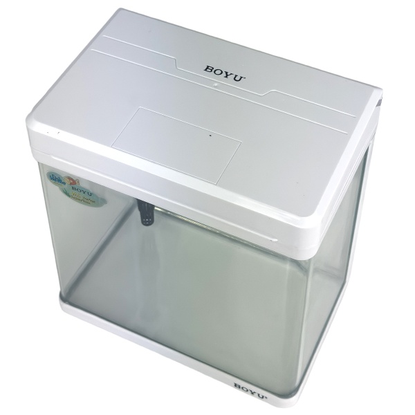 Аквариум Boyu MS-220 7,5 л с LED светильником и фильтром, белый