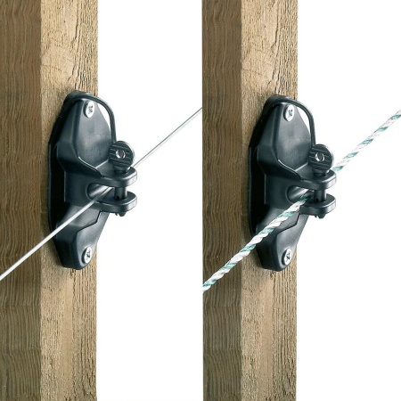 Изолятор с замком для стальной проволоки, 25 шт.