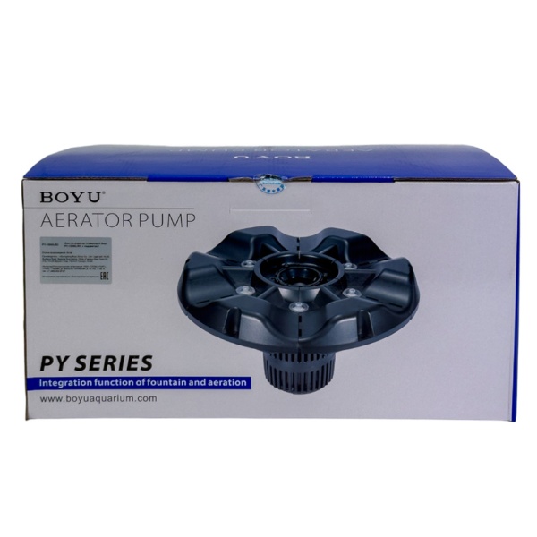 Фонтан-аэратор плавающий Boyu PY-10000LED для пруда, с подсветкой