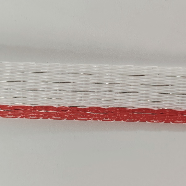 Лента для электропастуха FarmGuard красно-белая 13 мм / 200 м