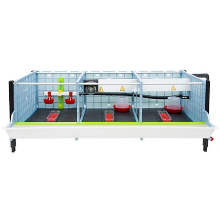 Брудер для цыплят CB25 3 секции, пластиковый