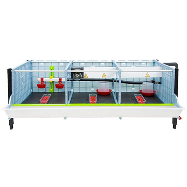 Брудер для цыплят CB25 3 секции, пластиковый