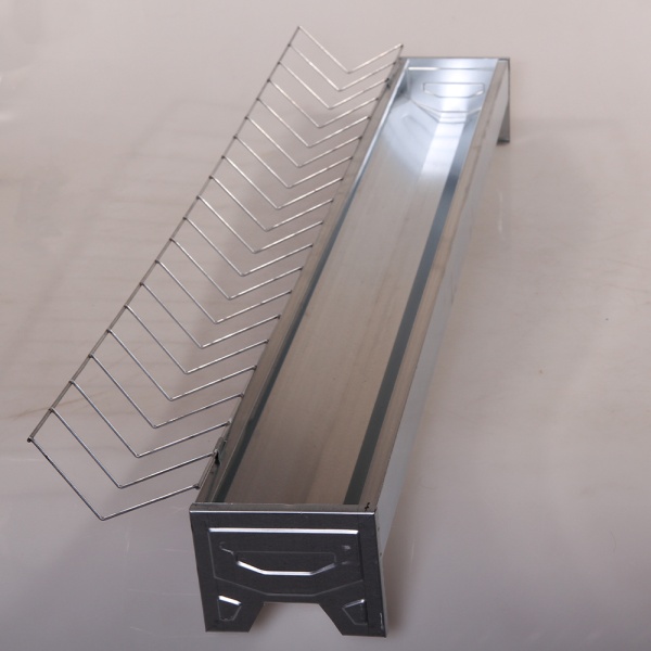 Кормушка лотковая 100 см оцинкованная сталь для кур R