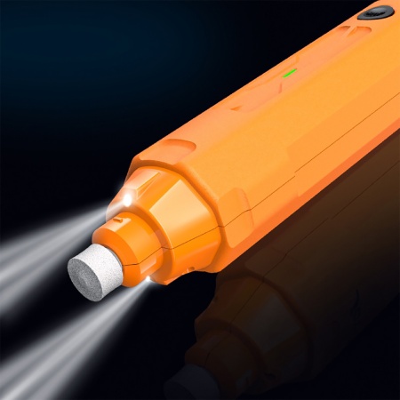 Гриндер для кошек и собак Petwant N60 USB, подсветка, LED индикатор, 6 скоростей, оранжевый