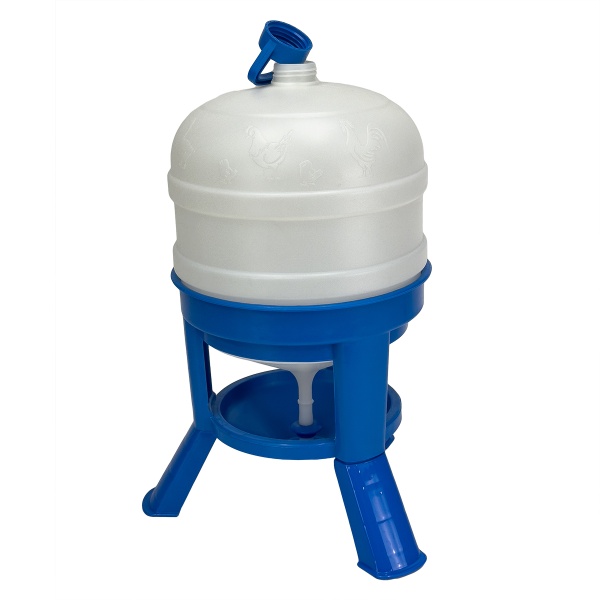 Поилка сифонная 30 л на ножках для кур, домашней птицы