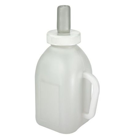 Бутылка для кормления теленка с соской из силикона, 1 л