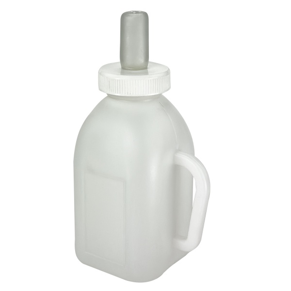 Бутылка для кормления теленка с соской из силикона, 1 л