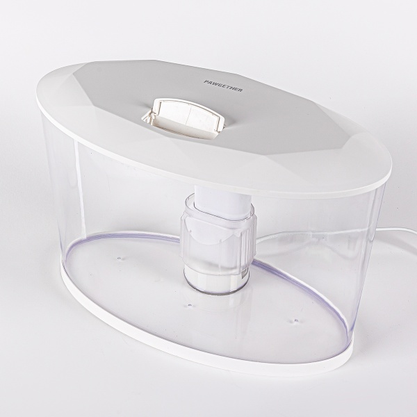 Аквариум Pawgether WF-6 панорамный 6,6 л, настольный с фильтром и светильником