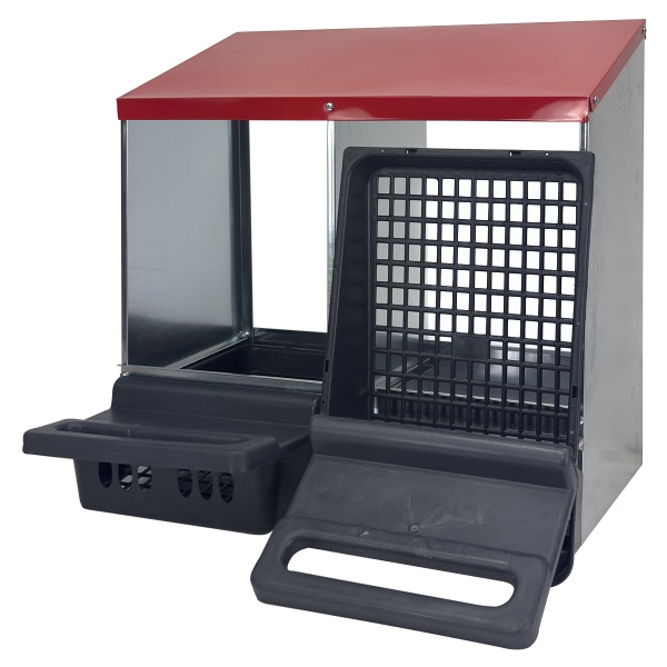 Гнездо для кур несушек 2 секция с яйцесборником