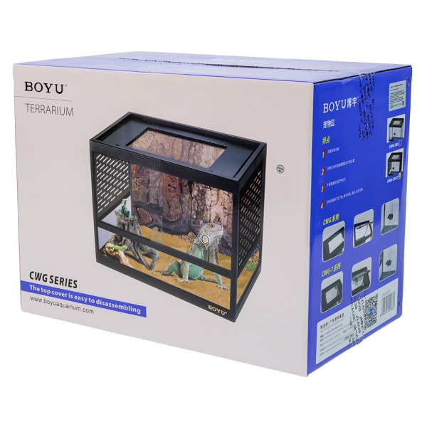 Террариум Boyu CWG-500T для рептилий и земноводных 500x300x380 мм