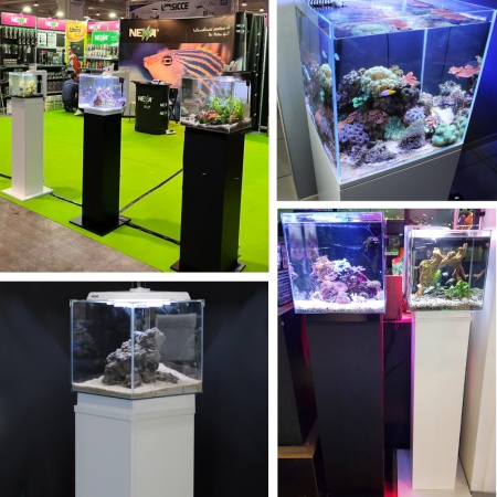 Тумба под аквариумы Newa NMO 50, NMO 50R, EGO 50, 31х31х100 см, черный