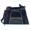 Сумка переноска складная для собак и кошек 45х30х30 см, синяя