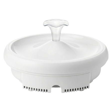 Автопоилка фонтан Petzengo PW9-L 2.5 л, с подсветкой, для кошек и собак, белая