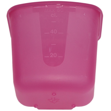 Поилка ниппельная с бачком DERBY 0,5 л 45° для кроликов и птиц