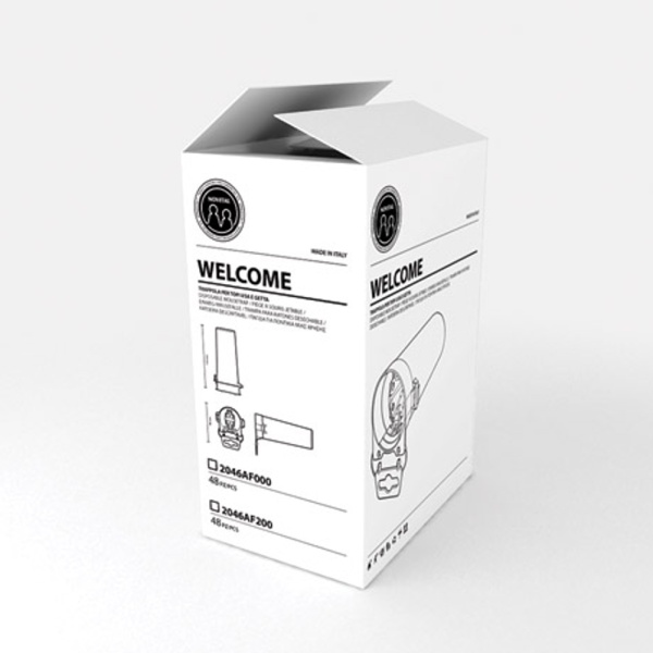 Мышеловка одноразовая пластиковая L12см Ø5 см