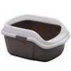 Лоток для кошек с высокими бортиками Sanitaire Range 51х39х24 см, коричневый