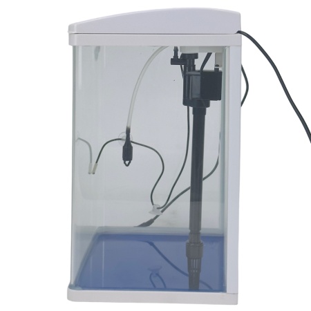 Аквариум Boyu HG-300 панорамный 22 л, LED освещение, дисплей, фильтры, белый​