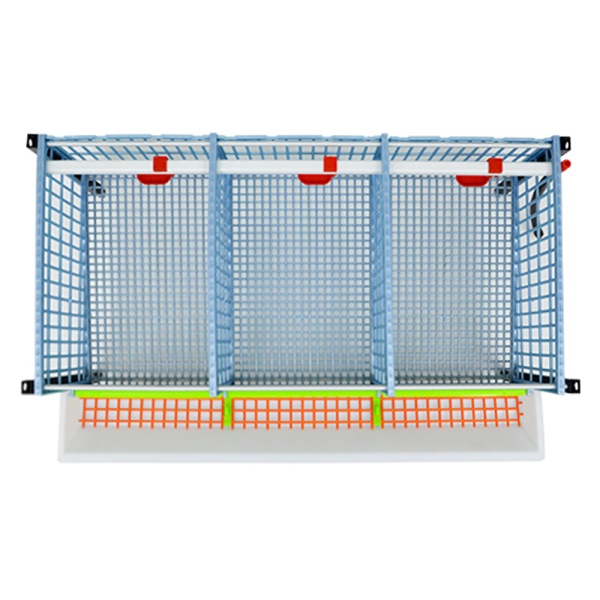 Дополнительный ярус клетки Comfortplast для перепелов с яйцесборником 98х61х35 см пластиковый