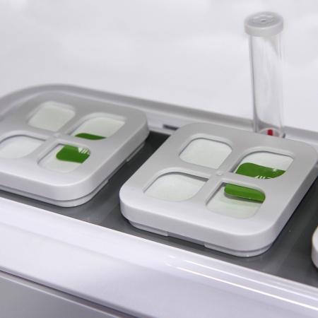 Гидропонная установка HobbyFarm Mini DQ6200-LA, домашний умный смарт сад, 3 ячейки, с фитолампой