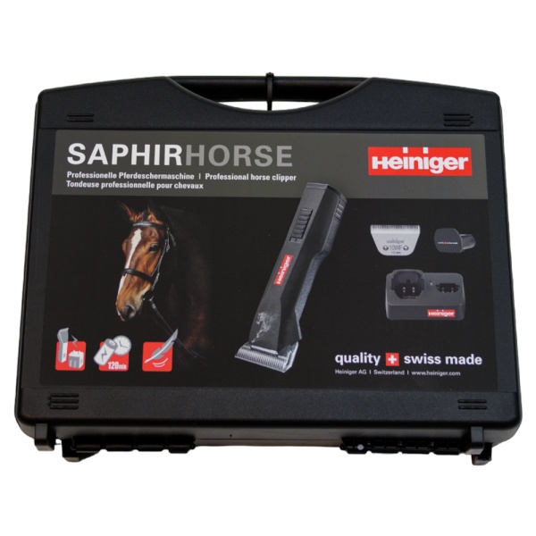 Машинка Heiniger Saphir Horse для стрижки лошадей с 2-я аккумуляторами