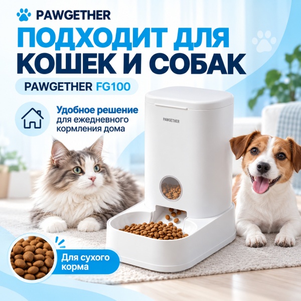Автопоилка для собак и кошек Pawgether FG400-8 8 л