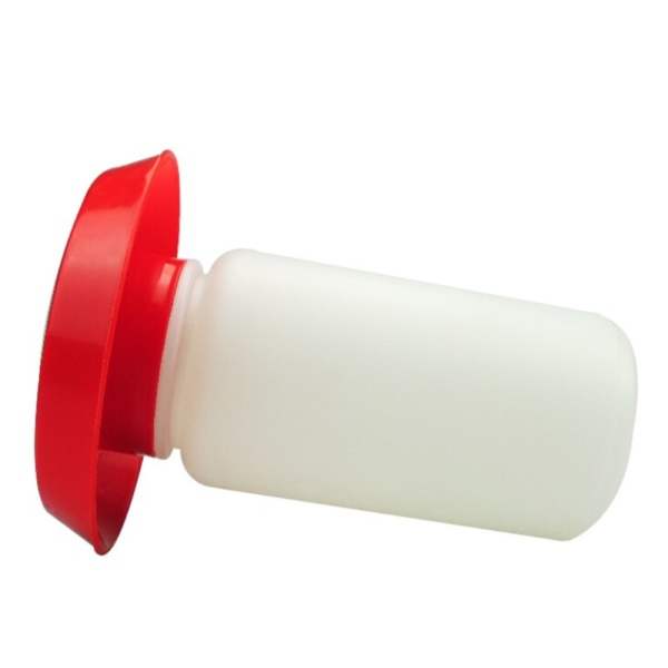 Поилка вакуумная для домашней птицы 1 л, красный