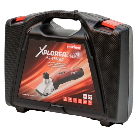 Машинка Heiniger Xplorer PRO 2-Speed для стрижки лошадей и КРС беспроводная с 2-мя аккумуляторами