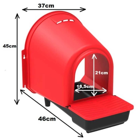 Гнездо для кур несушек Confort пластик с яйцесборником