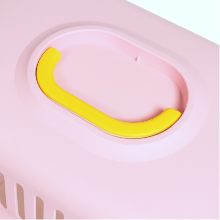 Переноска Transport 52x35x34 см, для кошек и собак Pet Choice авиа стандарт, розовая