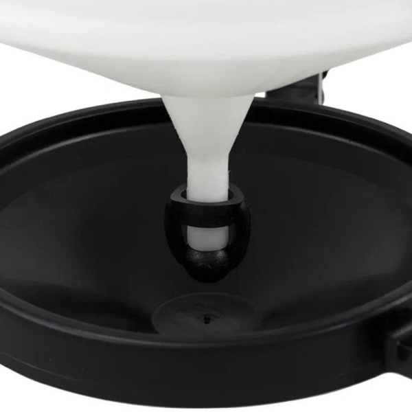 Поилка сифонная 24 л для крупных птиц уток, гусей, индеек, металлические ножки