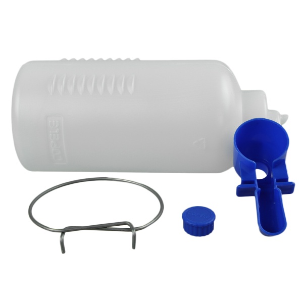 Поилка навесная с емкостью 2 л пластик, узкая