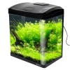 Аквариум Boyu EC-400 панорамный, 33 л, с фильтром и LED-лампой, черный