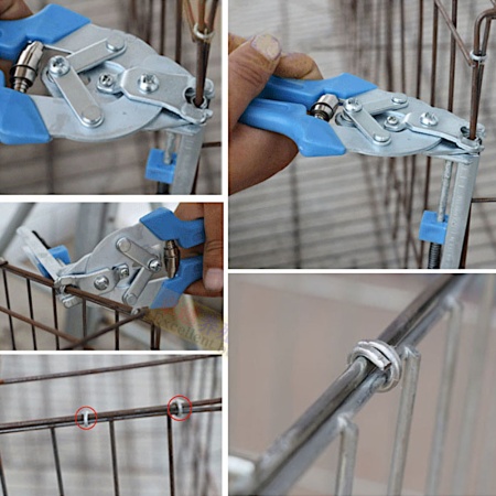 Инструмент скобообжимной для клеток автоматический 