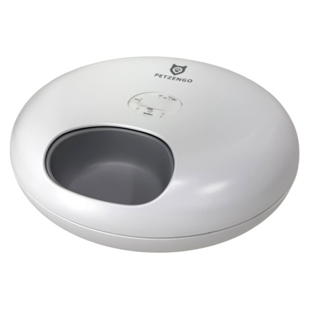 Автокормушка Petzengo PF13 LED для сухого и влажного корма c охлаждением, белая